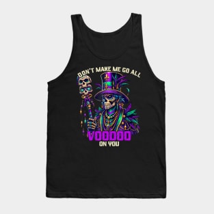 Mardi Gras Priest Top Hat New  Witch Doctor Tank Top